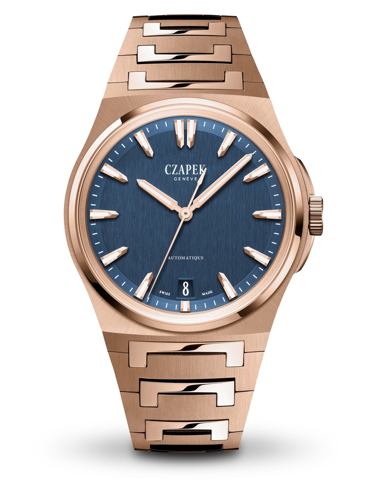 ANTARCTIQUE MOUNT EREBUS DEEP BLUE FULL ROSE GOLD 5N
