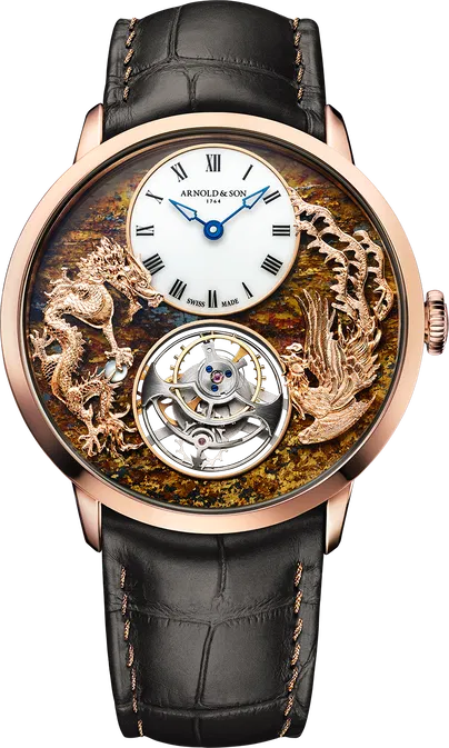Ultrathin Tourbillon Red Gold “Dragon & Phoenix”