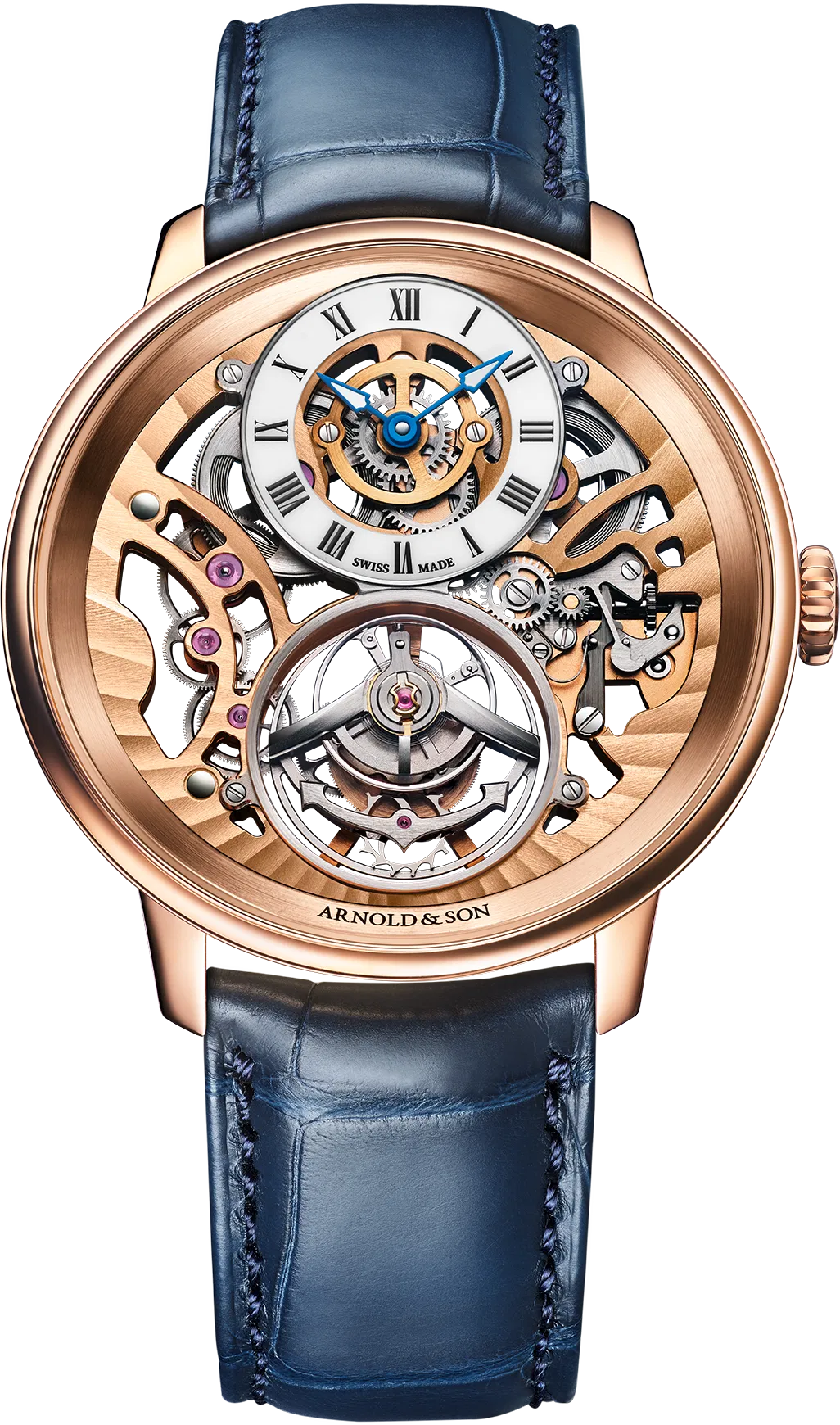 Ultrathin Tourbillon Skeleton Red Gold