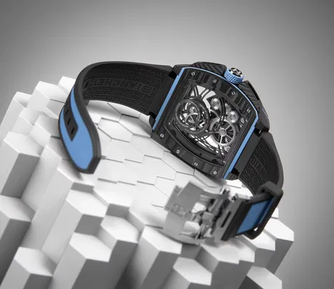 Flying Tourbillon Grande Date B1.618 Carbon Sky Blue - Image 4