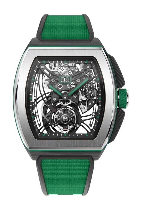 Flying Tourbillon Grande Date B1.618 Hybrid Green