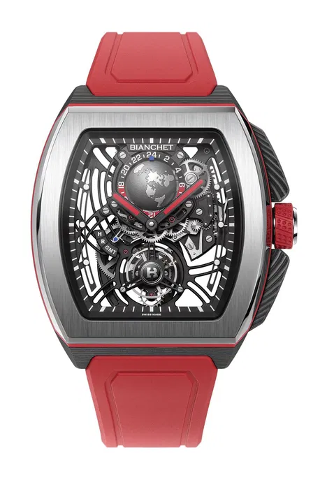 Flying Tourbillon Sport GMT Hybrid Red