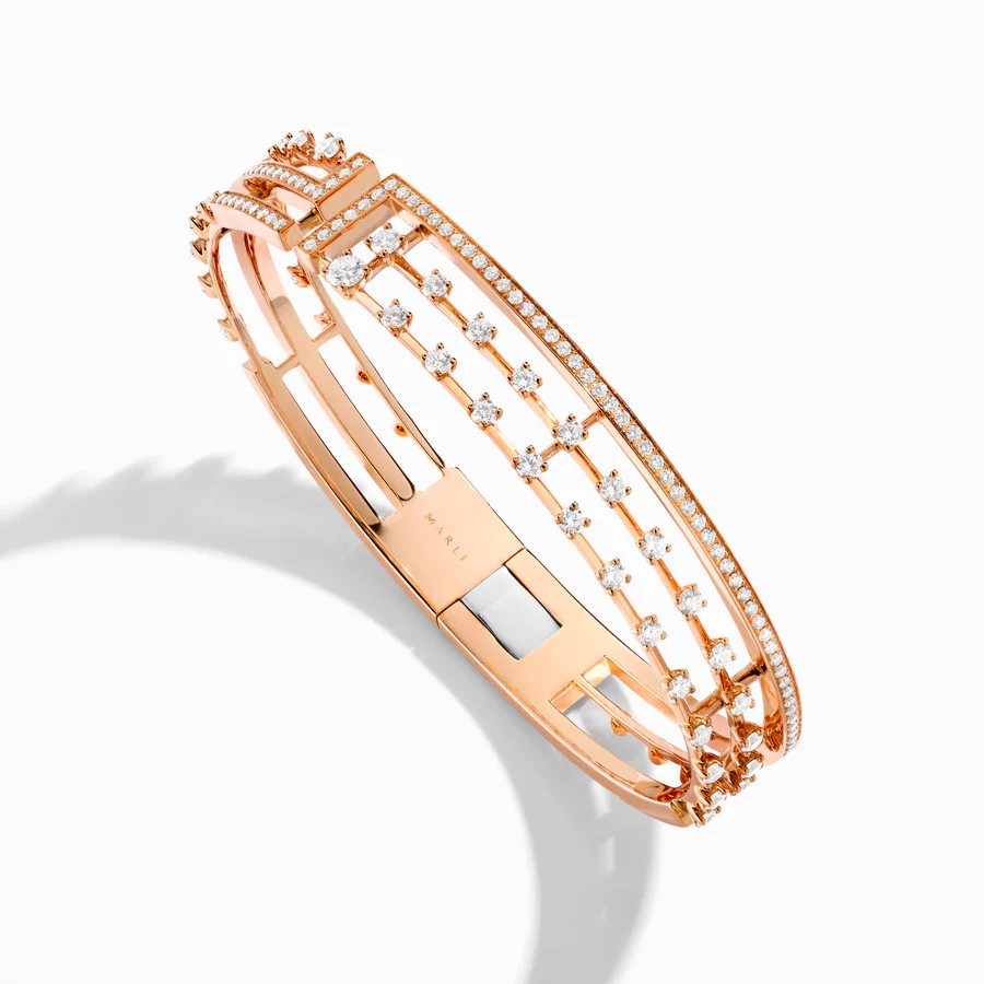 Avenues Open Hinged Statement Bracelet