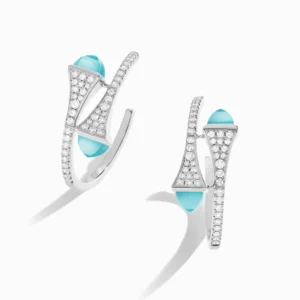 Cleo Diamond Small Hoop Earrings