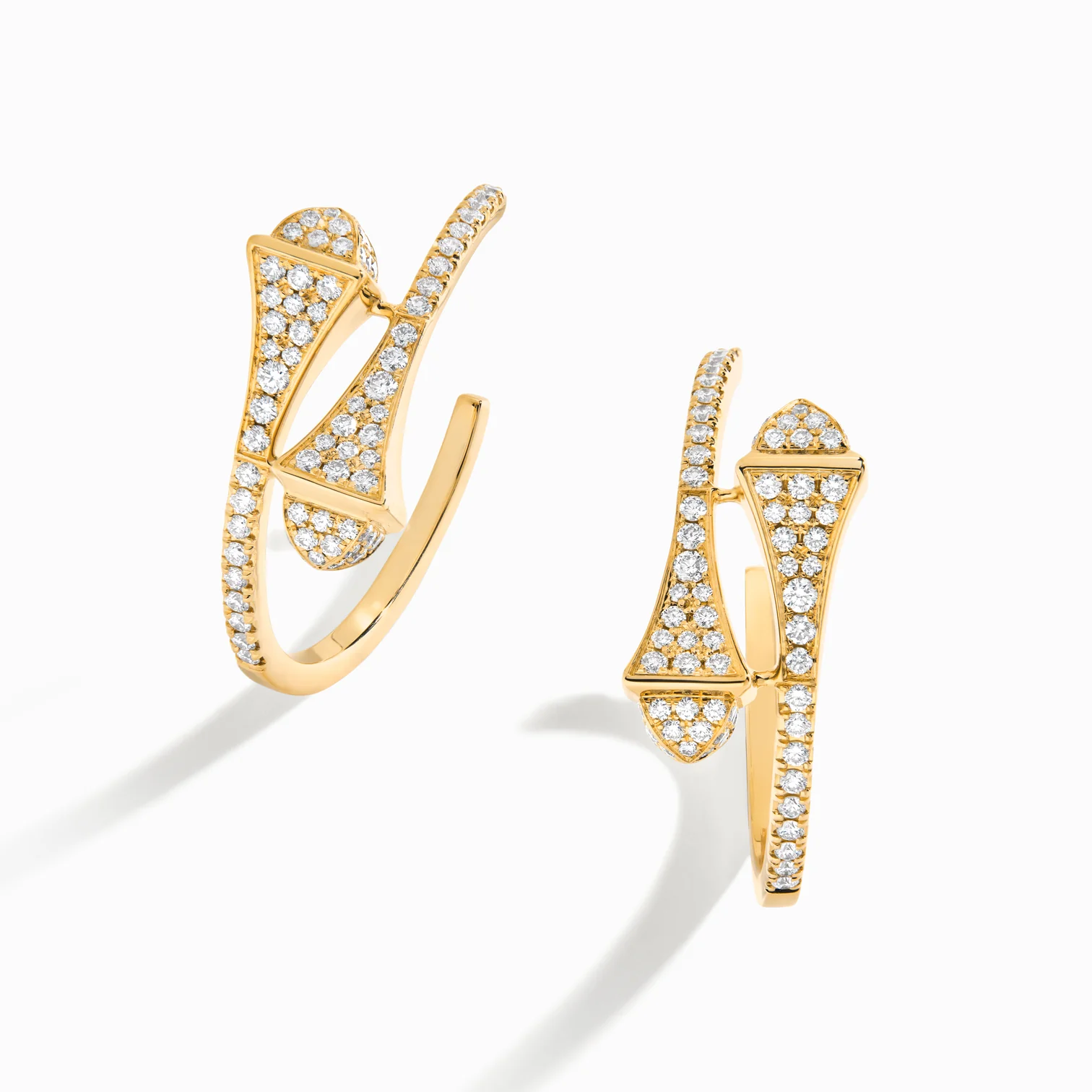 Cleo Full Diamond Small Hoop Earrings