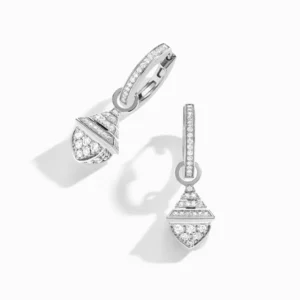 Cleo Rev Mini Full Diamond Drop Earrings