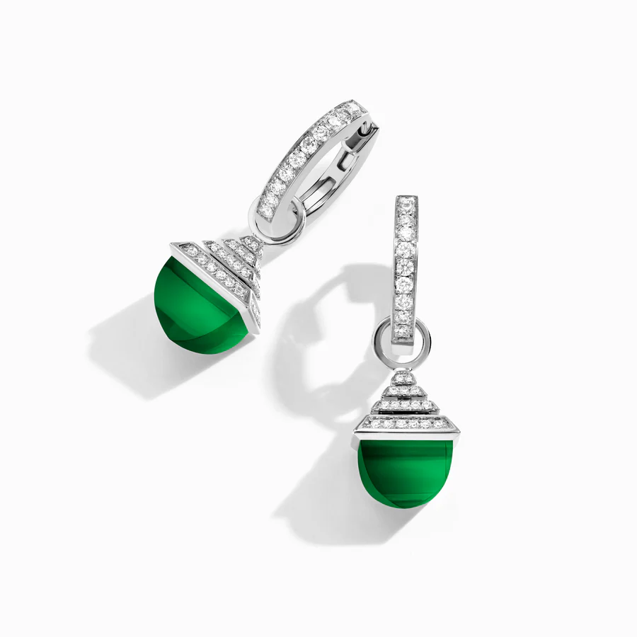 Cleo Rev Midi Diamond Drop Earrings