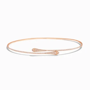 Cleo Full Diamond Slim Slip-On Necklace