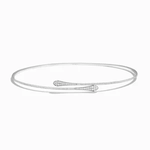 Cleo Full Diamond Slim Slip-On Necklace