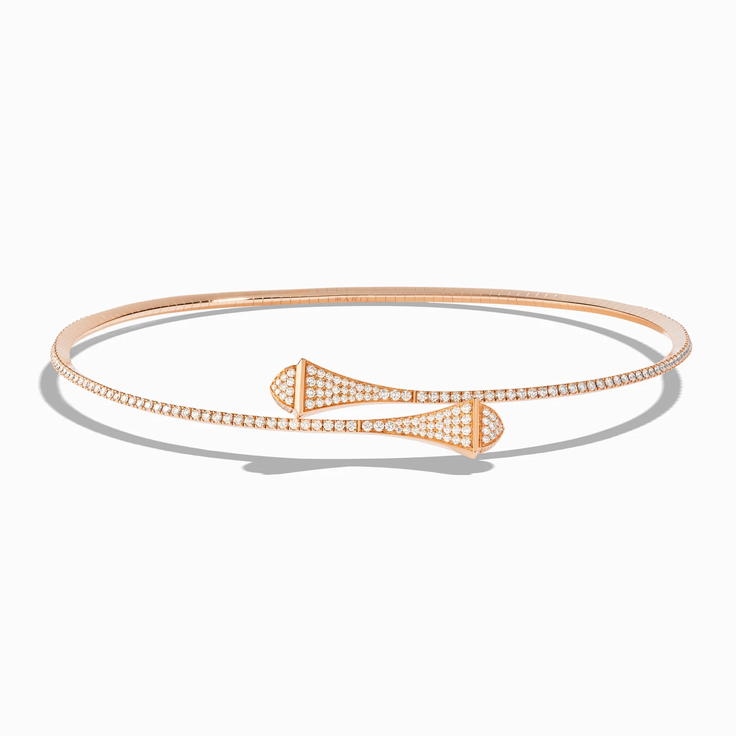 Cleo Full Diamond Slip-On Necklace