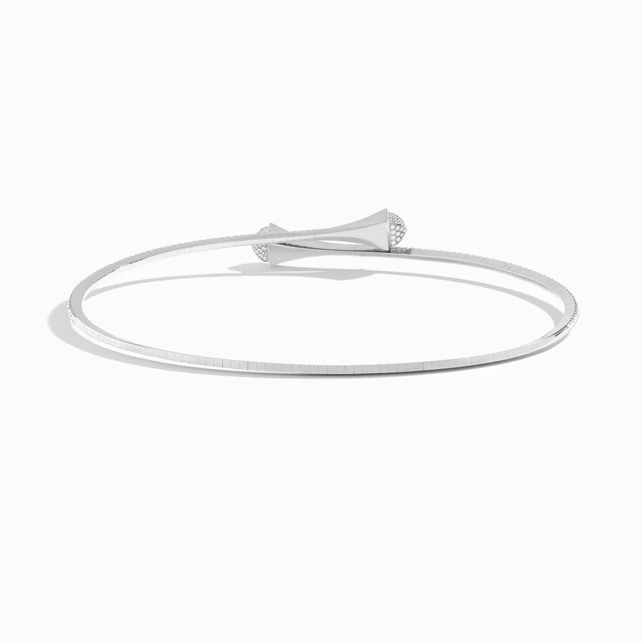Cleo Full Diamond Slip-On Necklace - Image 2