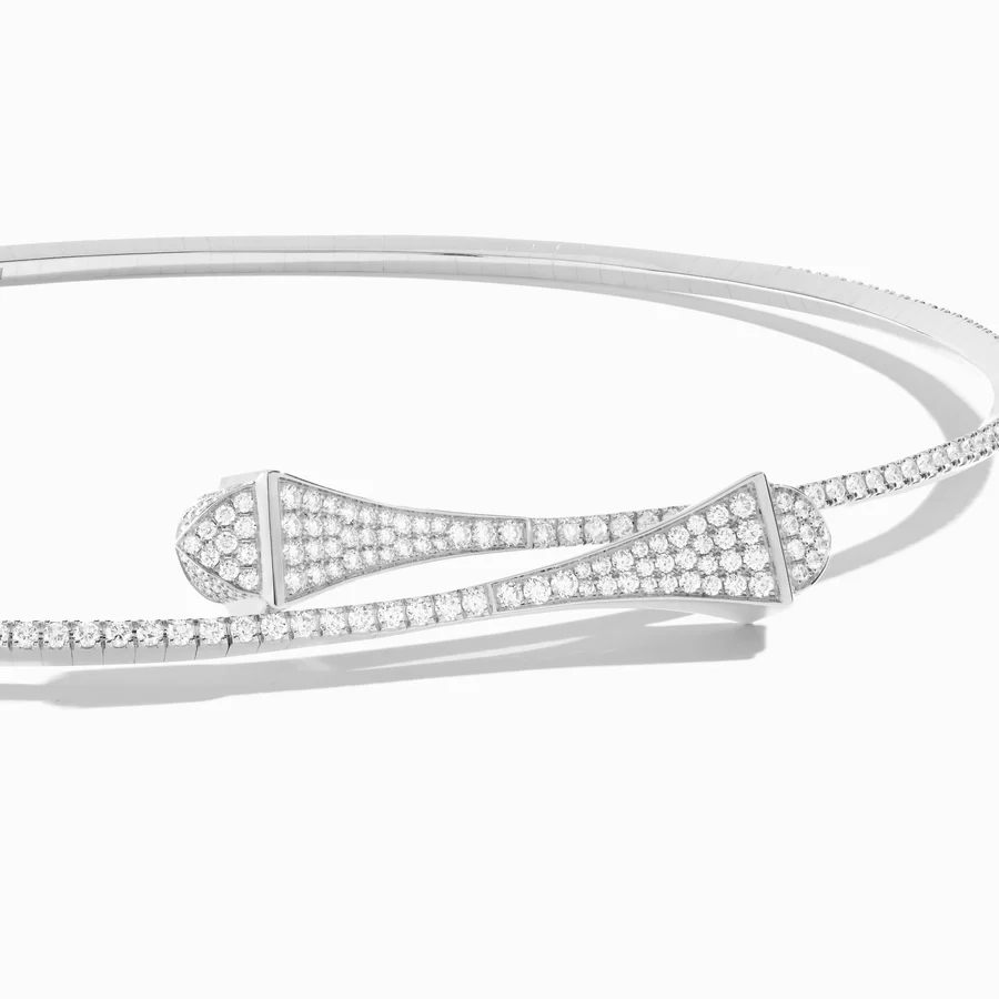Cleo Full Diamond Slip-On Necklace - Image 3