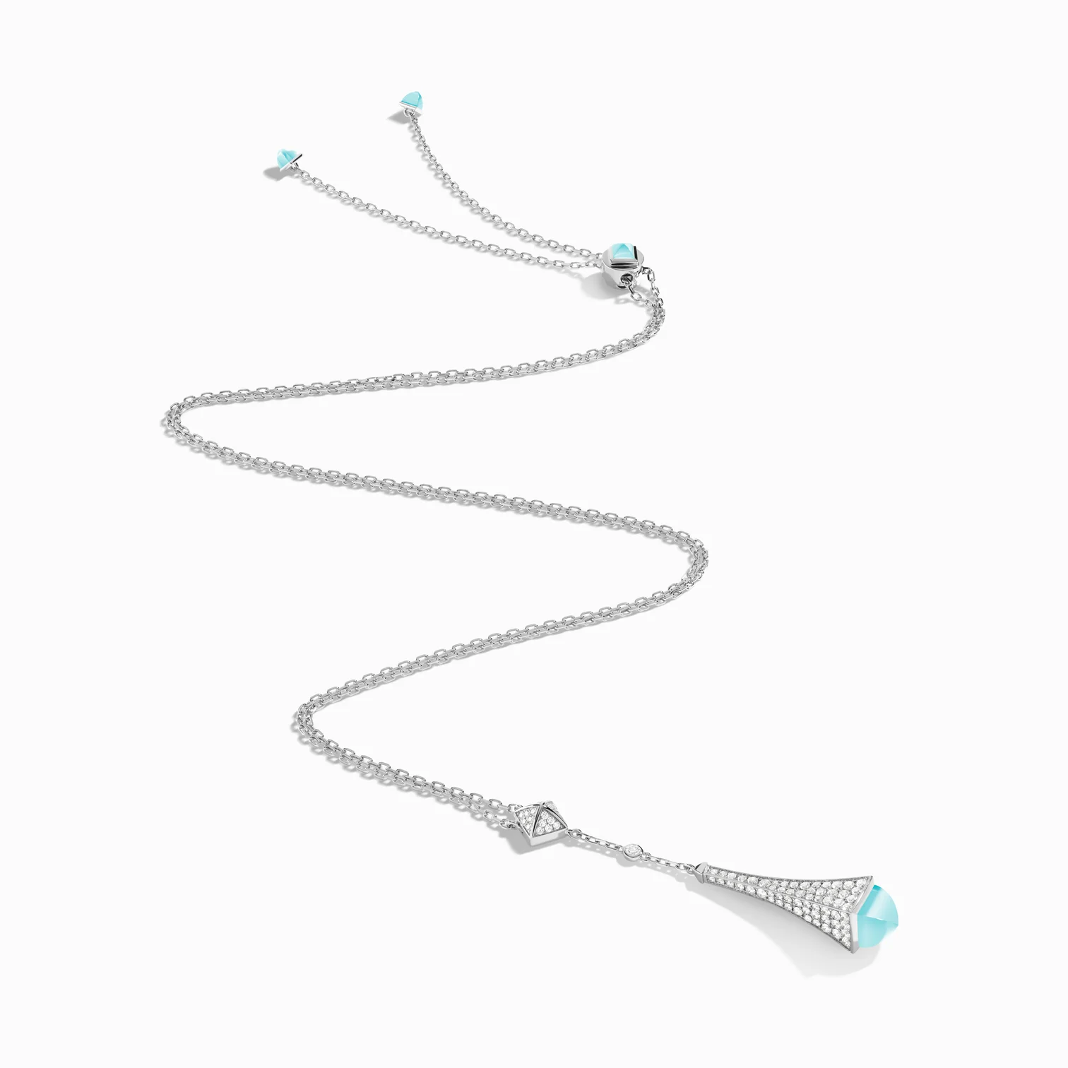 Cleo Diamond Teardrop Pendant