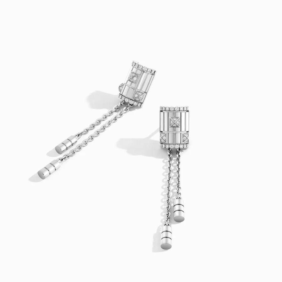LIFE Full Diamond Tassel Earrings