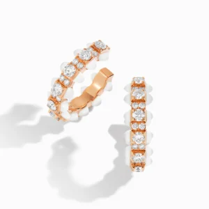 Tip-Top Diamond Small Hoop Earrings