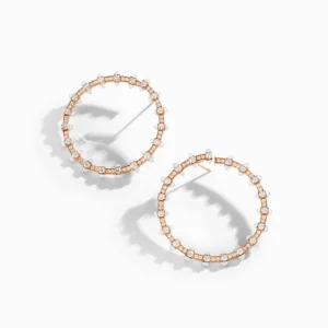 Tip-Top Diamond Halo Earrings