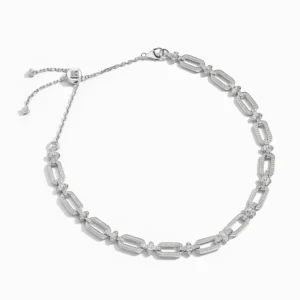 Tip-Top Link Full Diamond Collar Necklace