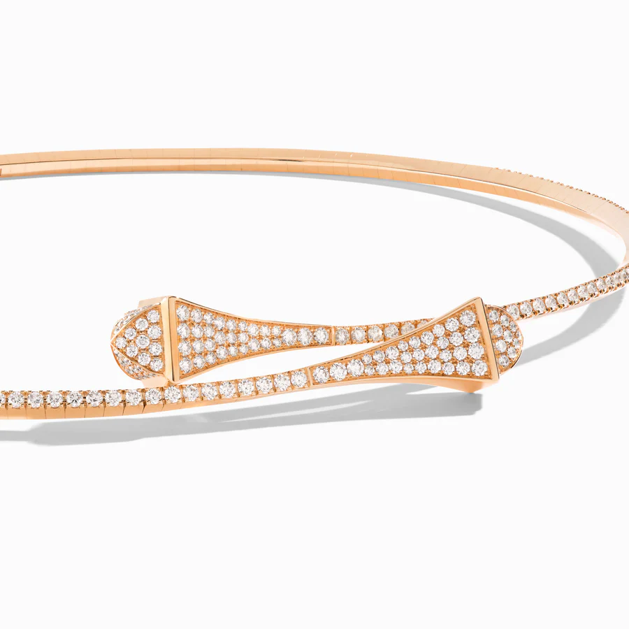 Cleo Full Diamond Slip-On Necklace - Image 2