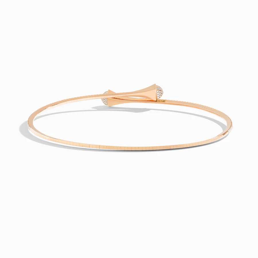 Cleo Full Diamond Slip-On Necklace - Image 3