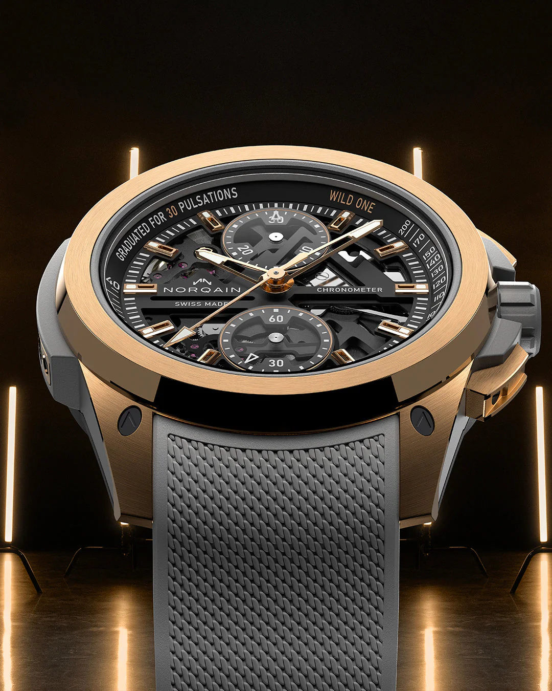 Wild ONE Skeleton Chrono Red Gold Limited Edition - Image 2