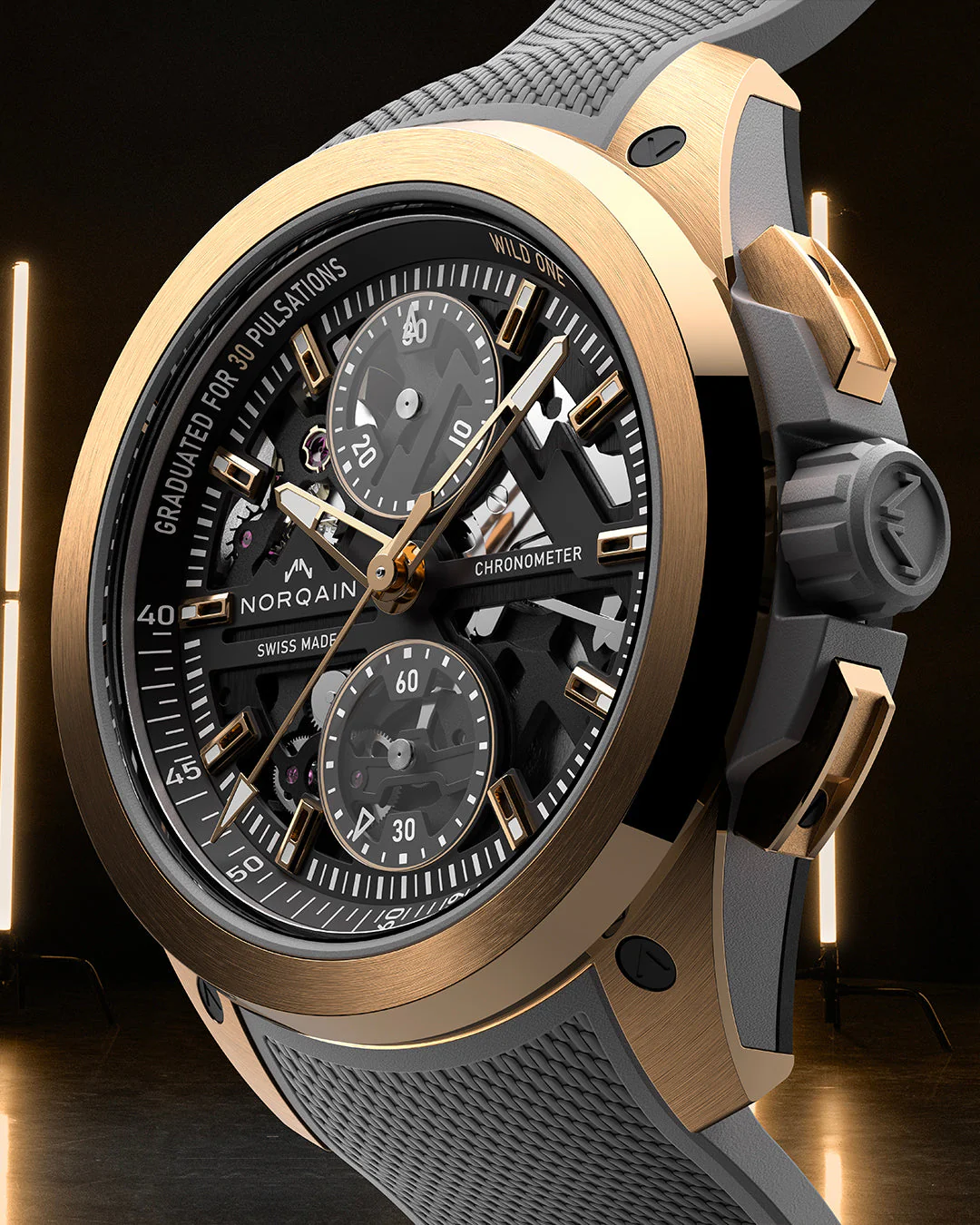 Wild ONE Skeleton Chrono Red Gold Limited Edition - Image 3