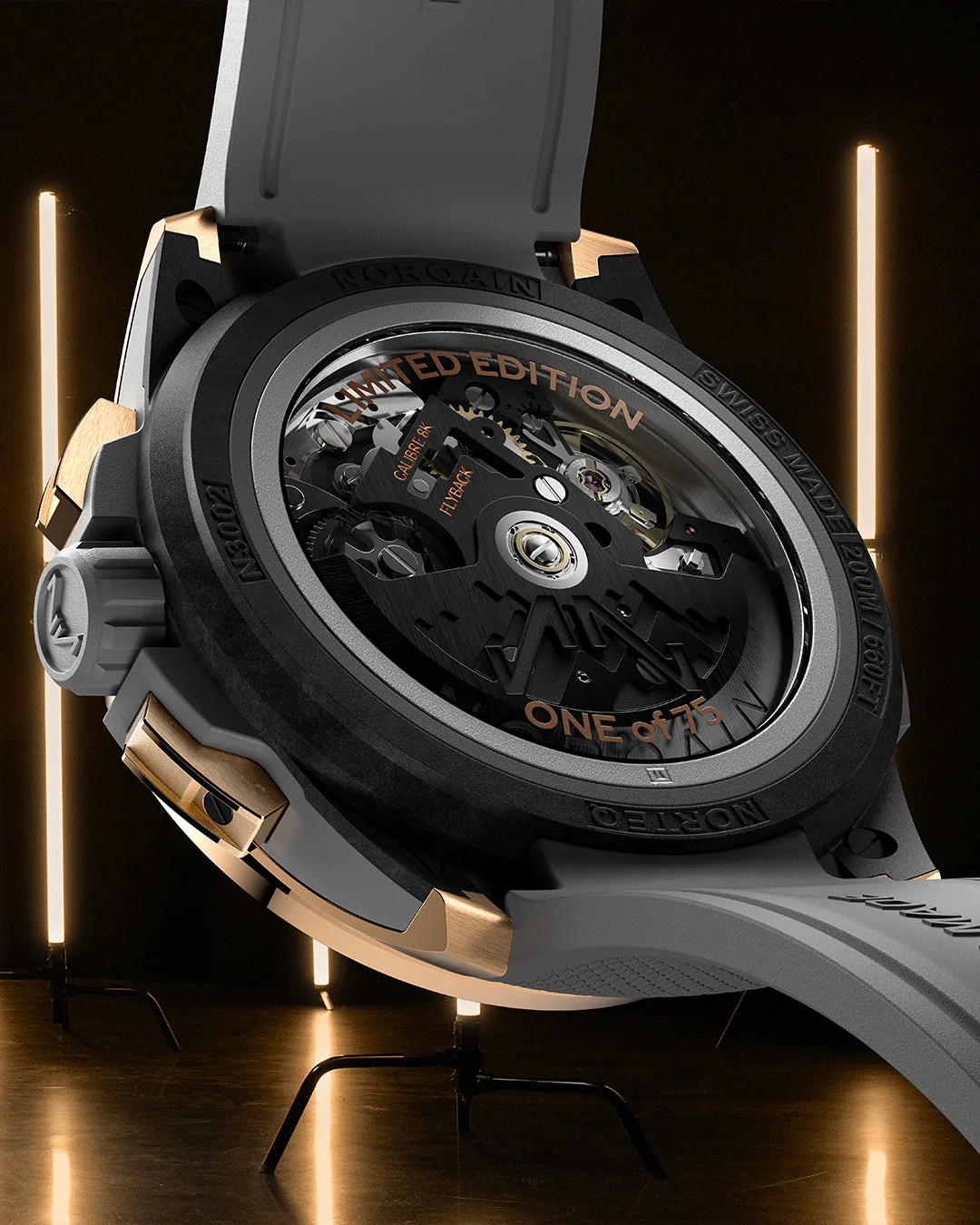 Wild ONE Skeleton Chrono Red Gold Limited Edition - Image 4