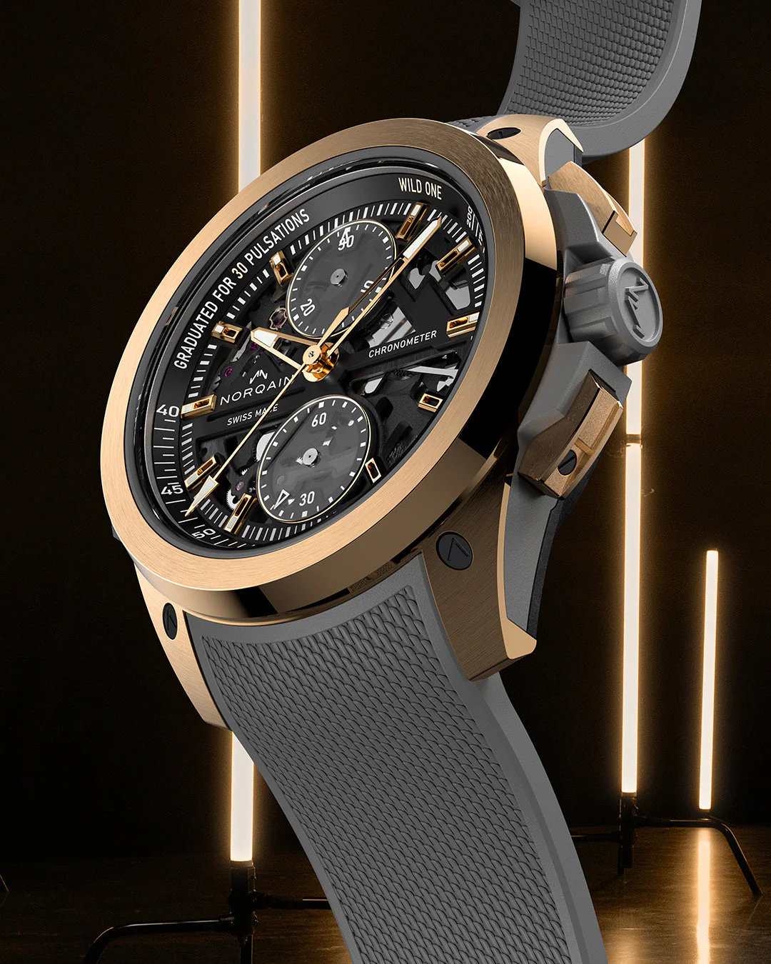 Wild ONE Skeleton Chrono Red Gold Limited Edition - Image 5